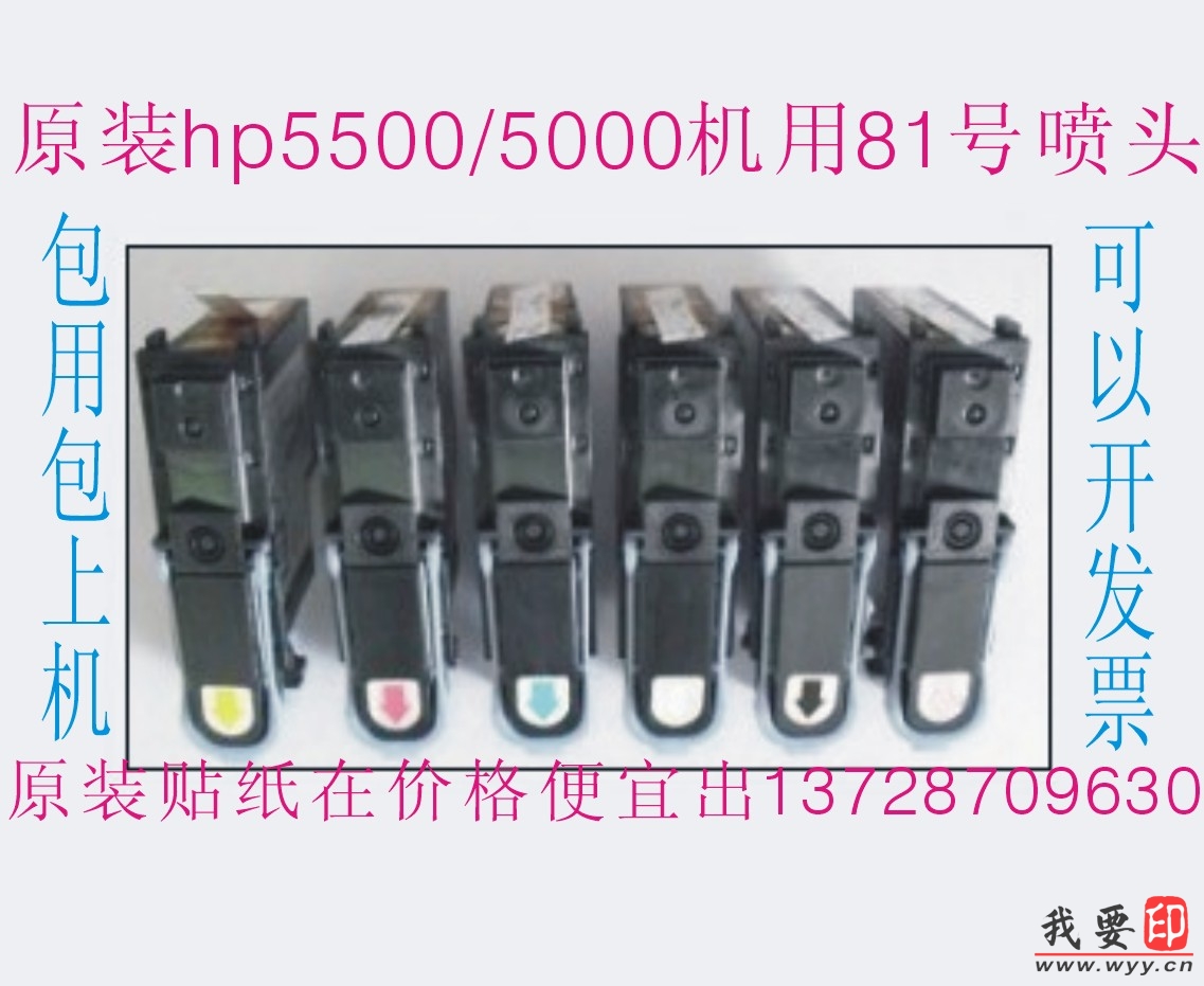 【供应】hp80号81号11号72号打印头及墨水
